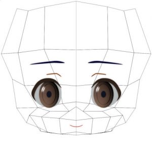 3DCGキャラモデルテクスチャ
