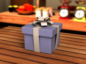 プレゼントボックス3DCG