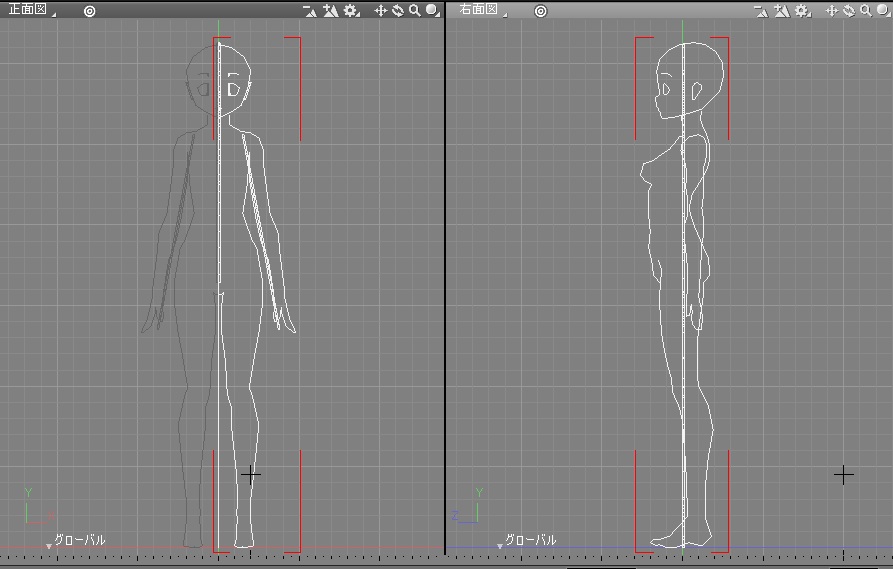 人物CGテンプレート